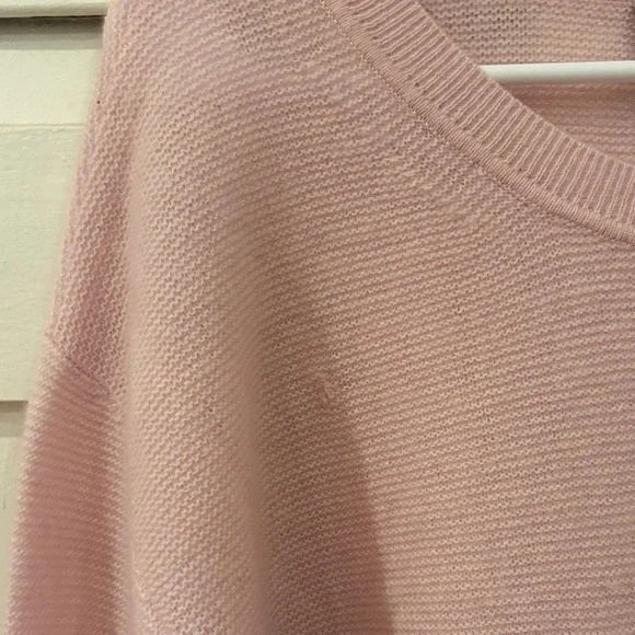 Pure Pink Women's Cashmere Sweater - Picture 5 of 13